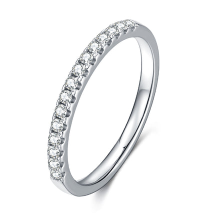 S925 Silver Straight Wrap Ring