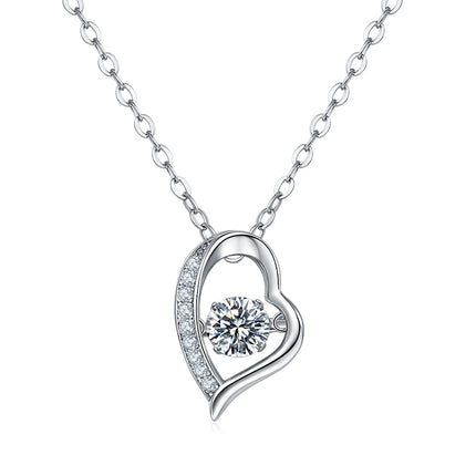 S925+ Smart Love Moissanite Necklace