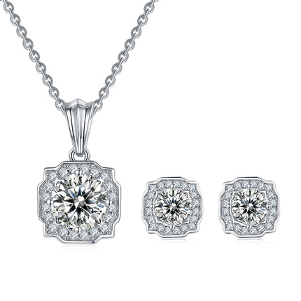 Fashionable Harry Moissanite Classic Set