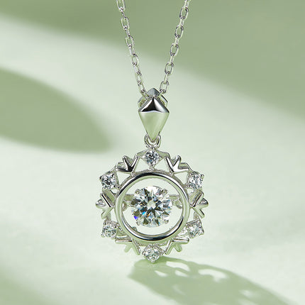 S925+All Eyes Are You Moissanite Necklace