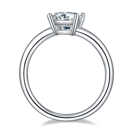 Classic Square Moissanite Women's Ring