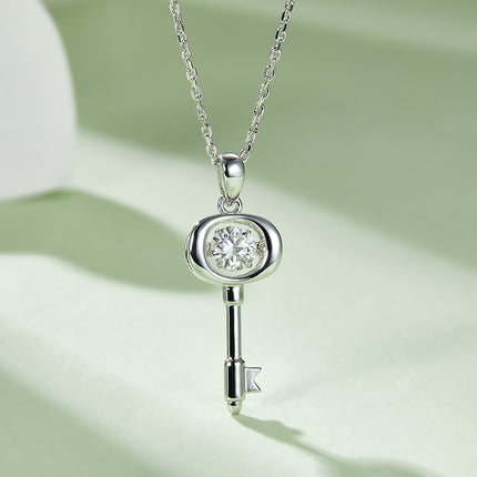 S925+Protect Love Moissanite Necklace