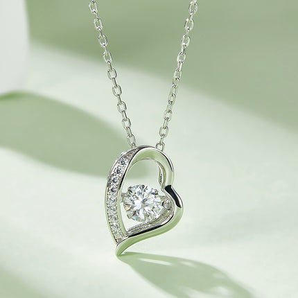 S925+ Smart Love Moissanite Necklace