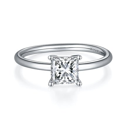 Classic Square Moissanite Women's Ring