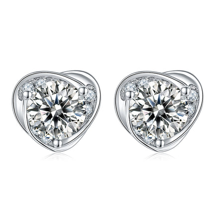 Blissful Moissanite Drop Earring Set