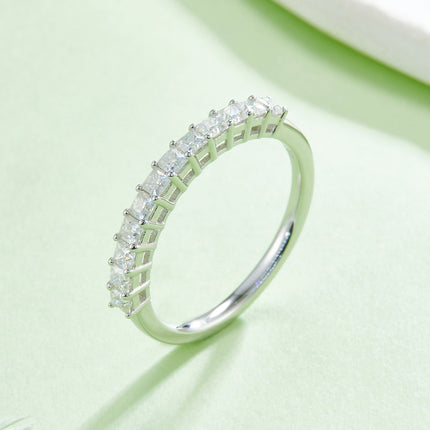 Square Ring Moissanite Ring