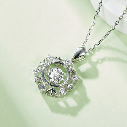 S925+All Eyes Are You Moissanite Necklace