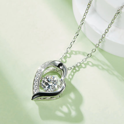 S925+ Smart Love Moissanite Necklace