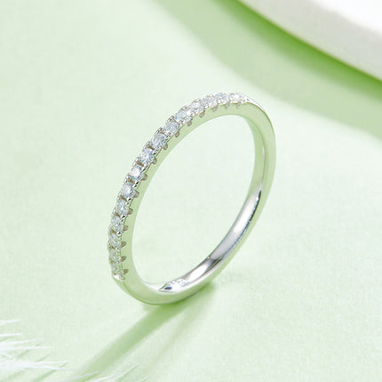 S925 Silver Straight Wrap Ring