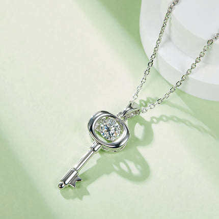 S925+Protect Love Moissanite Necklace