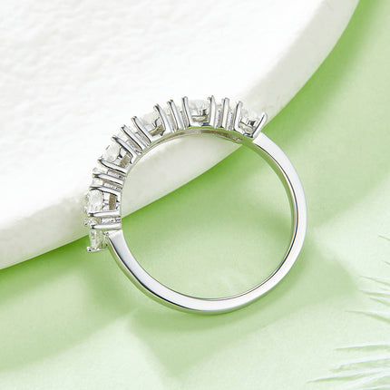 Heart Moissanite Ring