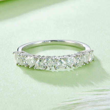 Heart Moissanite Ring