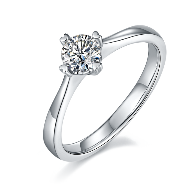 Love is Eternal S925 Silver Moissanite Women's Ring